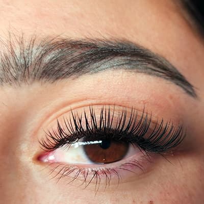 Beautiful classic eyelash extensions  in Melbourne from Diamond Eyelash Extensions, providing a subtle yet stunning definition to your lashes