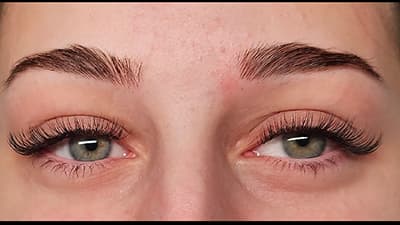 Classic Eyelash Extensions natural set in Melbourne by Diamond Eyelash Extensions.