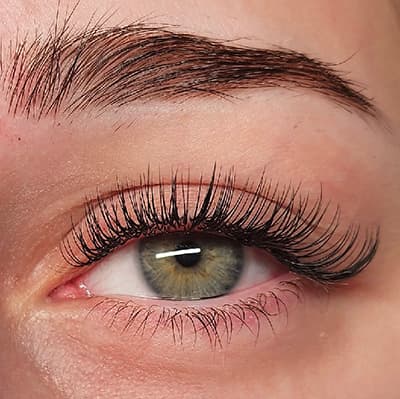 Classic eyelash extensions in Melbourne by Diamond Eyelash Extensions shown from various angles to demonstrate the versatility and natural appearance of the style