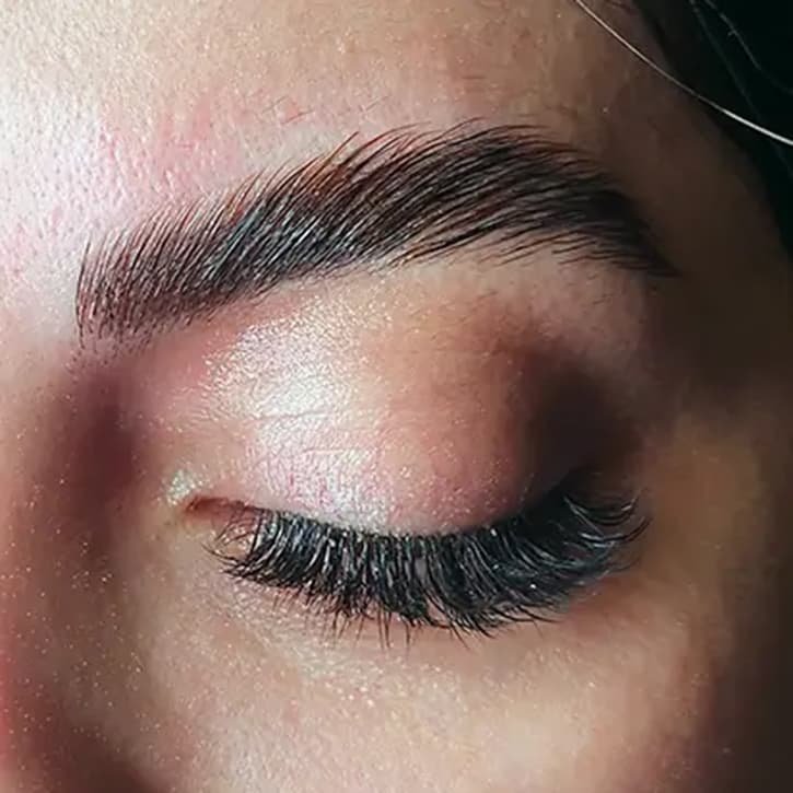 Brow Lamination Near Me in Melbourne at Diamond Eyelash Extensions.