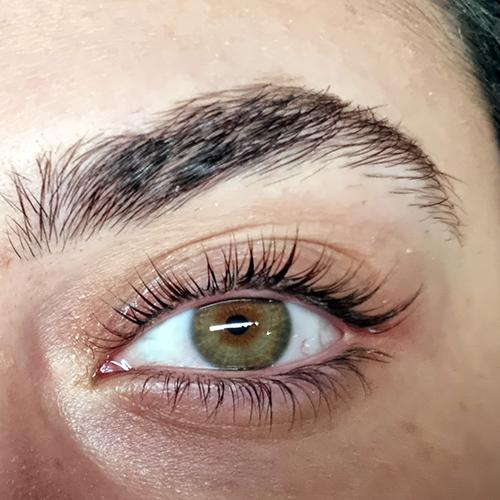 Lash lift Near Me in Melbourne for naturally curled lashes, Diamond Eyelash Extensions.